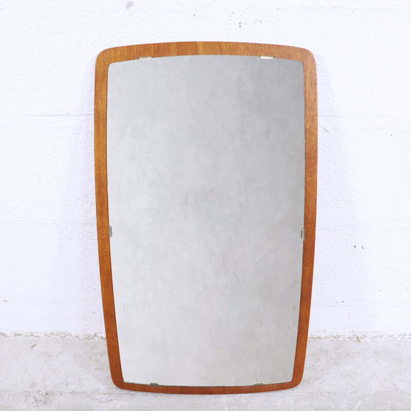 Vintage Swedish teak mirror, Frseke, 1960