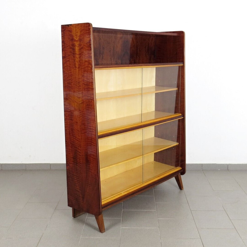 Vintage bookcase by Tatra Pravenec, Czechoslovakia, 1960