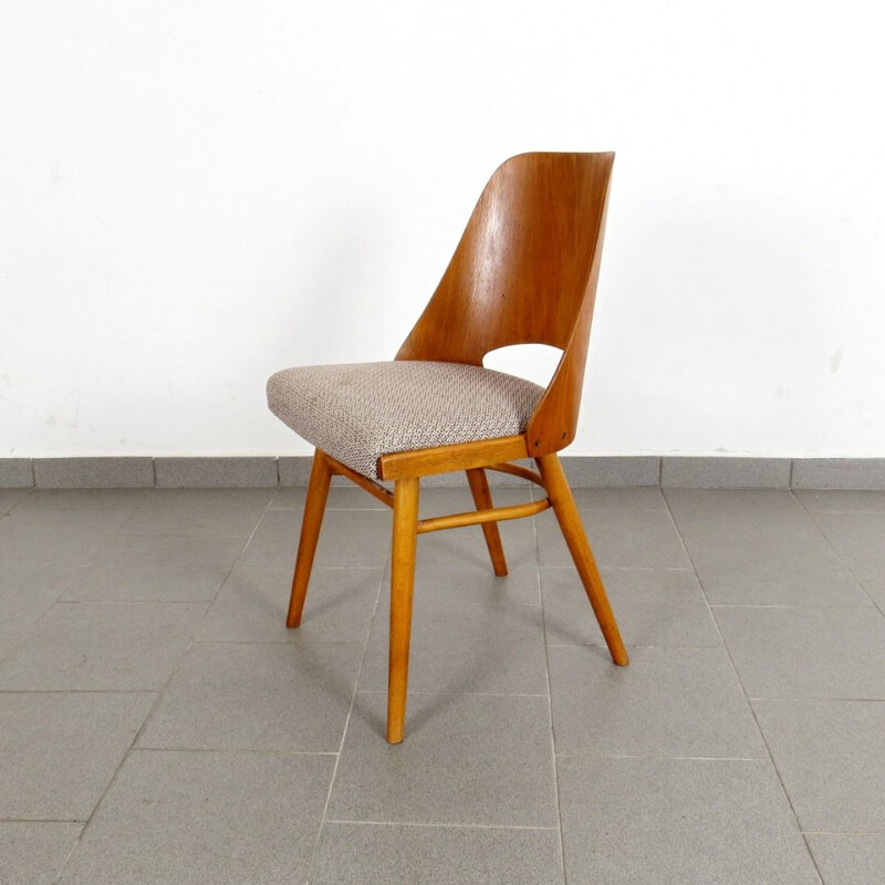 Set of 4 dining chairs by Ton, Czechoslovakia, 1960
