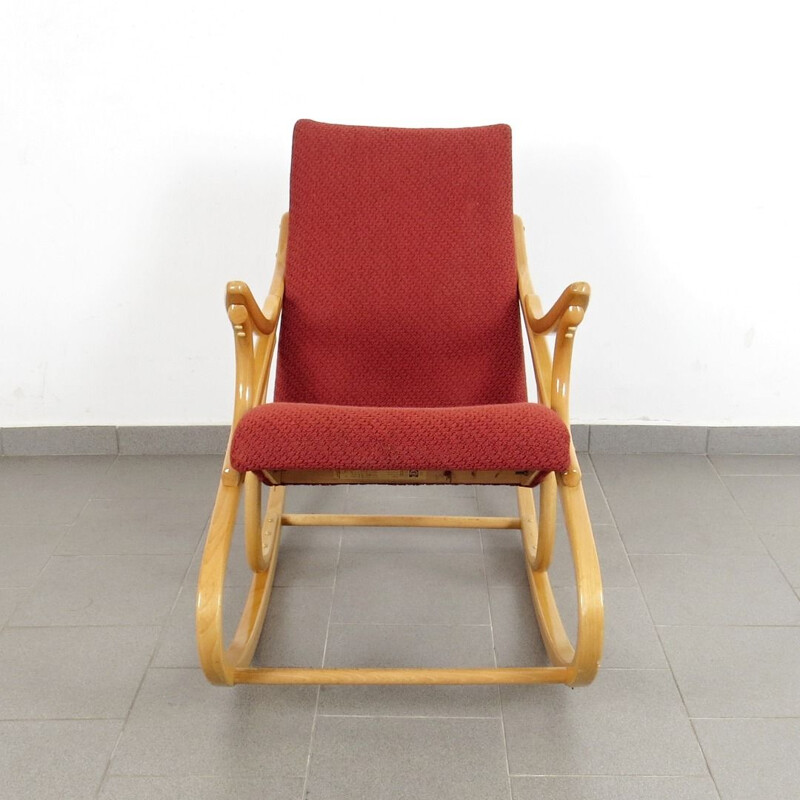 Vintage rocking chair, by Antonin Suman, 1960