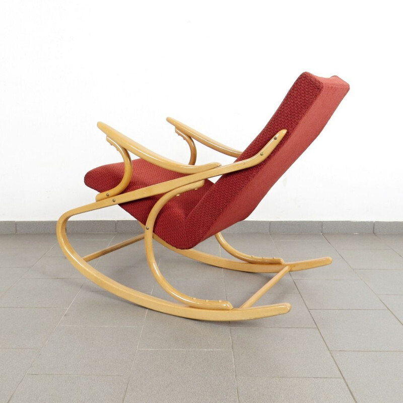 Vintage rocking chair, by Antonin Suman, 1960