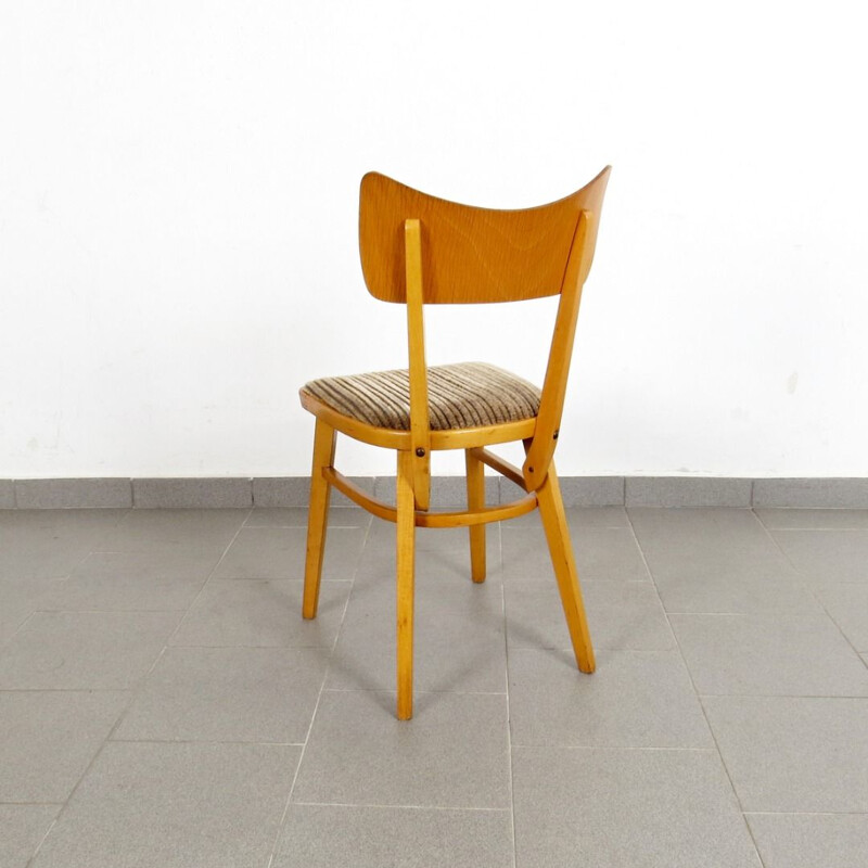 Set of 4 vintage dining chairs, Czechoslovakia, 1960