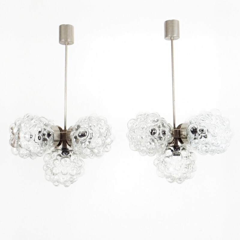 2 Vintage chandeliers by Kamenicky Senov, 1960