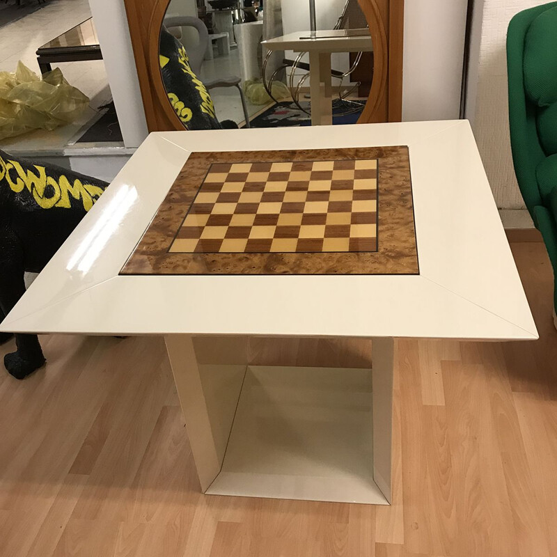 Vintage game table by Paul Michel, Circa 1980