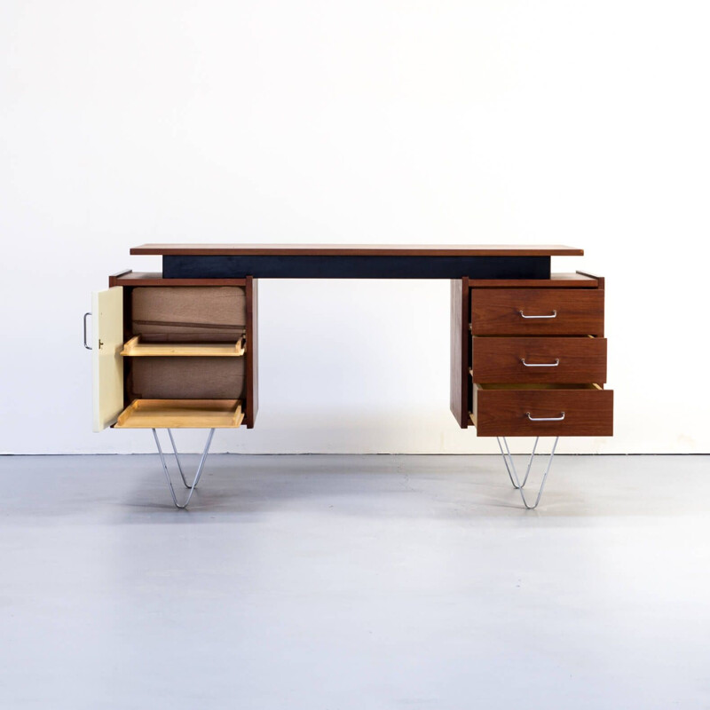 Vintage "floating" desk by Cees Braakman  for Pastoe, 1960s