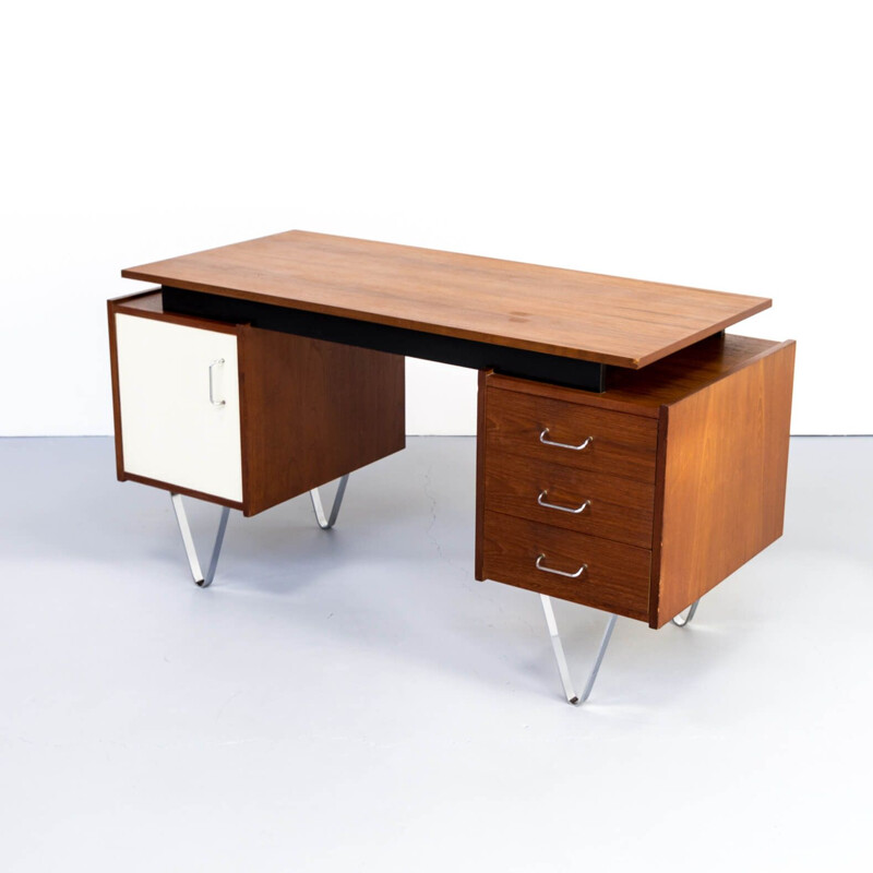 Bureau vintage "floating" par Cees Braakman pour Pastoe,  1960