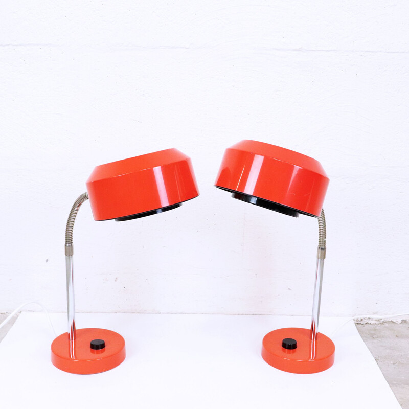 Set of 2 vintage bedside lamps, Elidus, 1960s