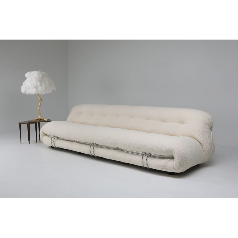 Vintage "Soriana" sofa by Afra and Tobia Scarpa for Cassina, 1970s