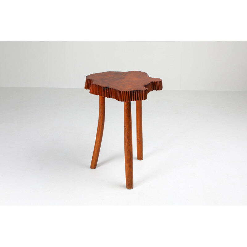 Table d'appoint vintage en bois, 1970