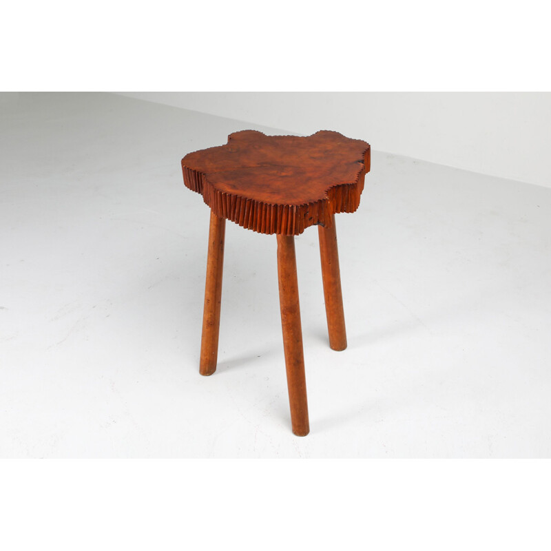 Table d'appoint vintage en bois, 1970