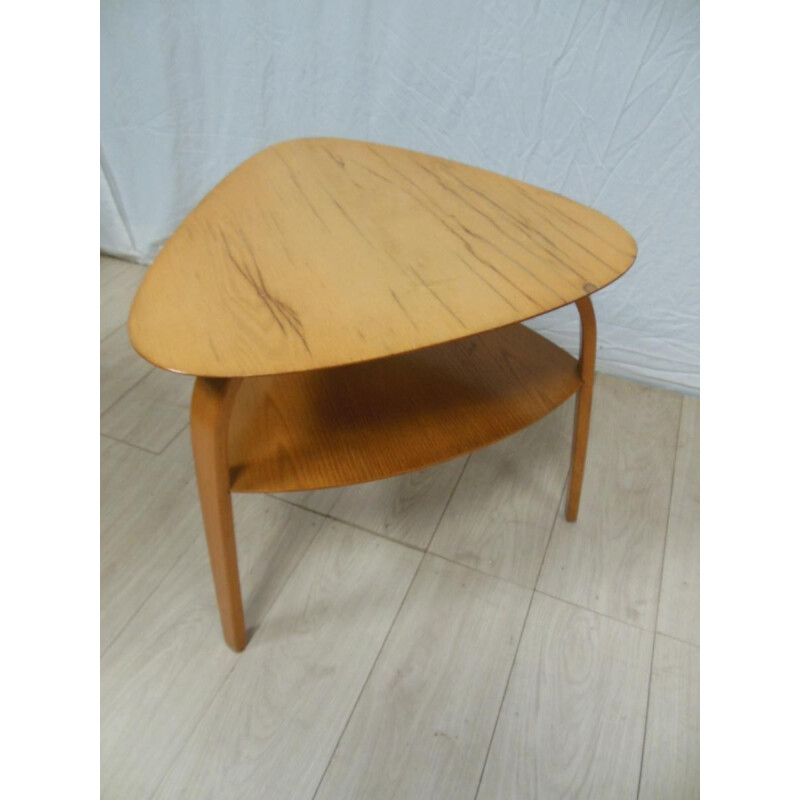 Coffee table "bow wood", STEINER - 1960s