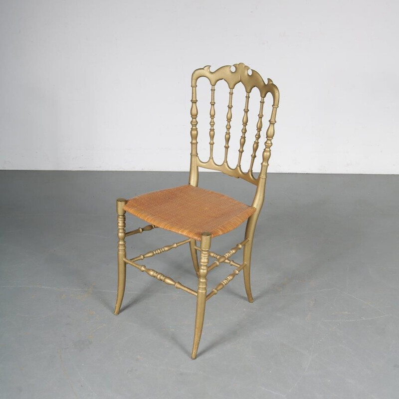 Vintage side chair by Chiavari, Italy, 1970