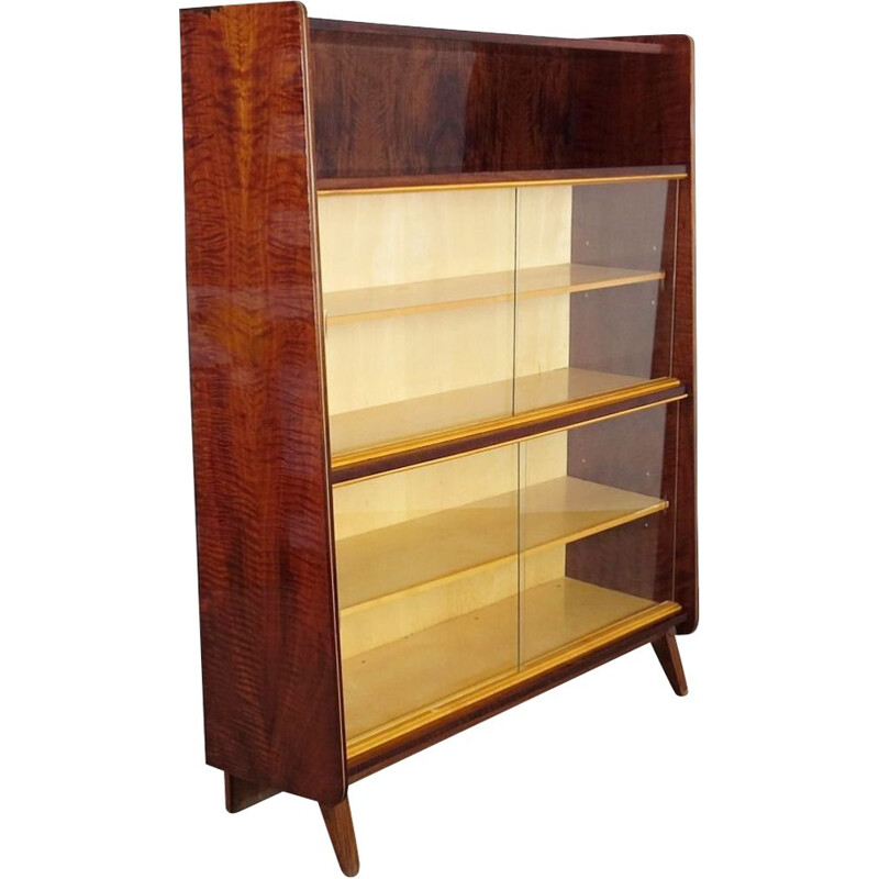 Vintage bookcase by Tatra Pravenec, Czechoslovakia, 1960