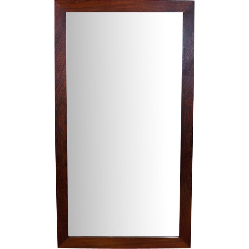 Large Rio rosewood mirror by G-T, 1960s