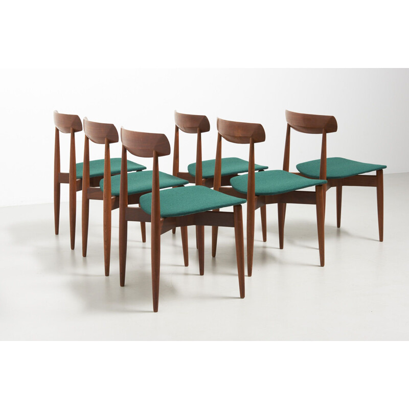 Vintage set of 6 dinning chairs by H. W. Klein for Bramin