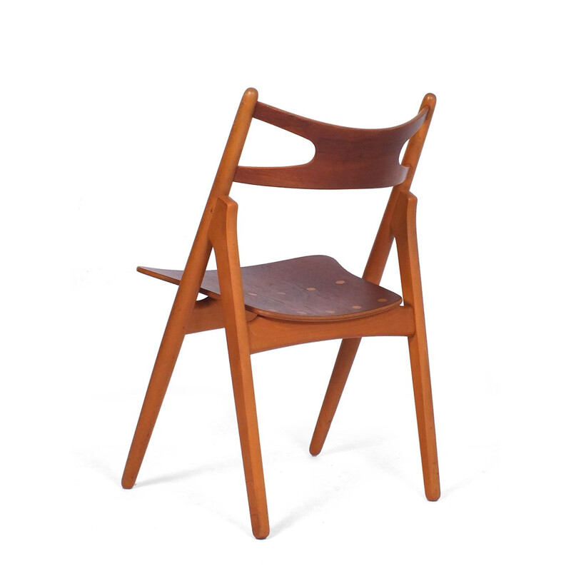 Set of 4 "ch29 or Sawbuck" chairs by Hans Wegner