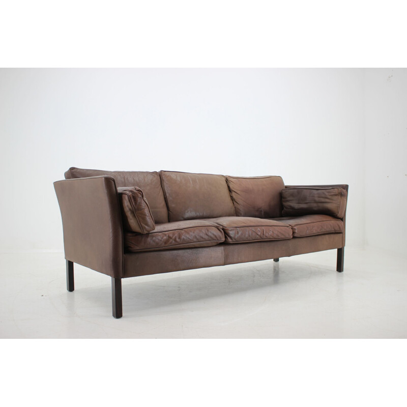 Vintage 3 seater leather sofa by Georg Thams, 1960