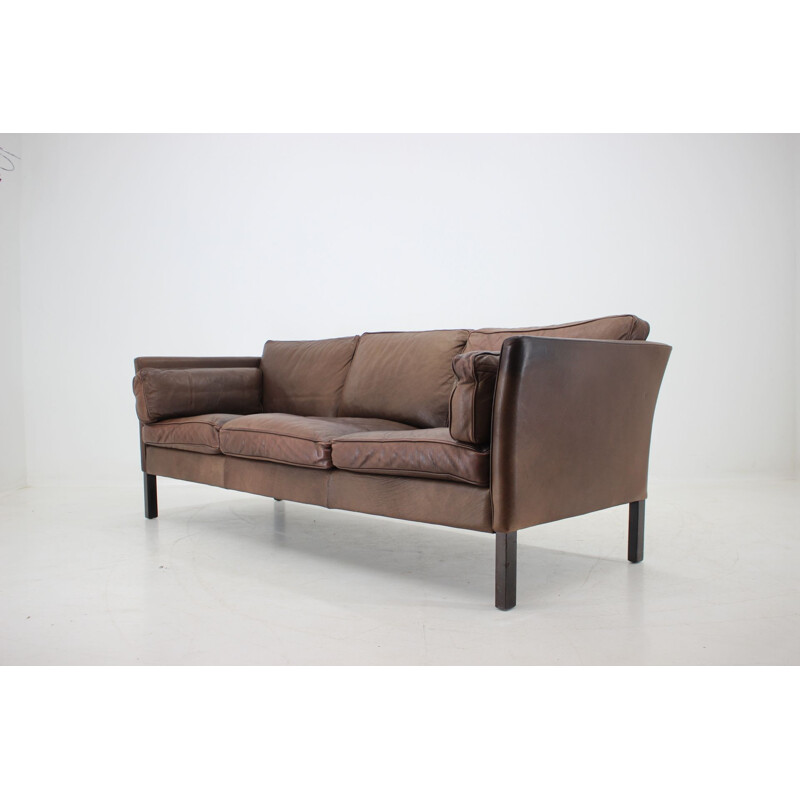 Vintage 3 seater leather sofa by Georg Thams, 1960