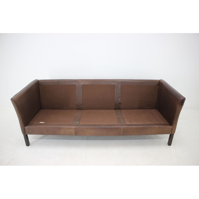 Vintage 3 seater leather sofa by Georg Thams, 1960