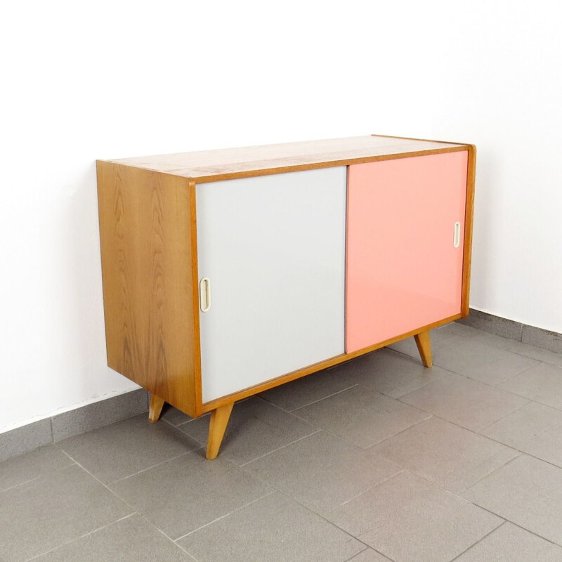 Multicolor vintage cabinet by Jiri Jiroutek, 1960s