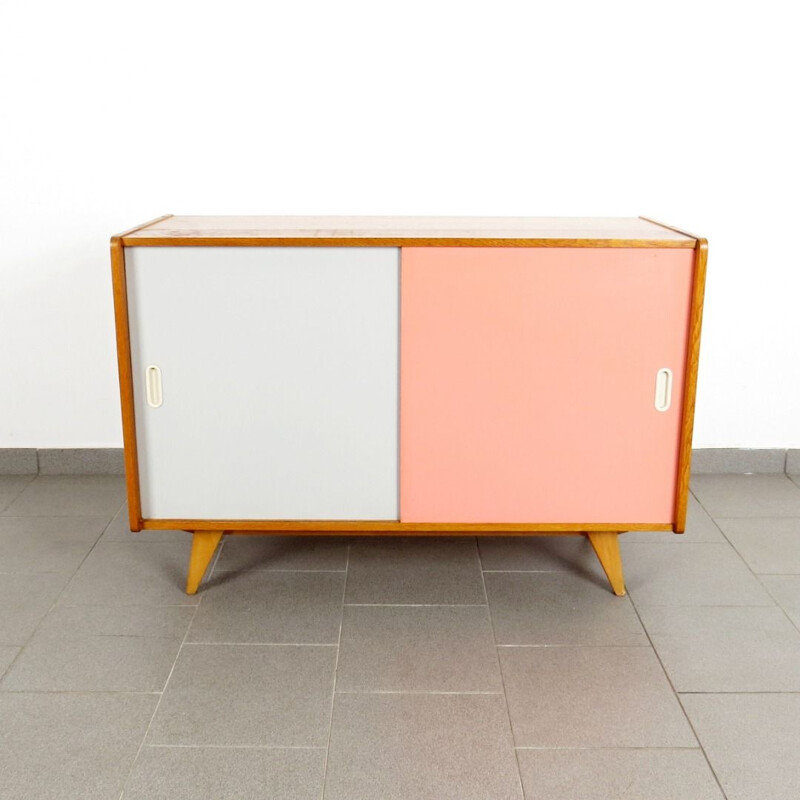 Multicolor vintage cabinet by Jiri Jiroutek, 1960s