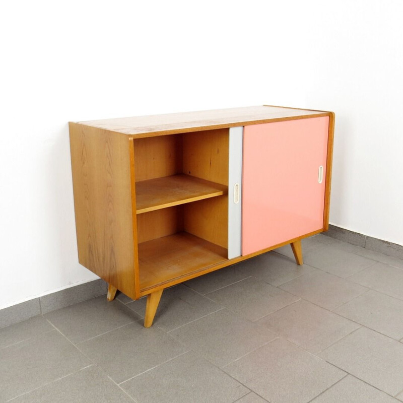 Multicolor vintage cabinet by Jiri Jiroutek, 1960s