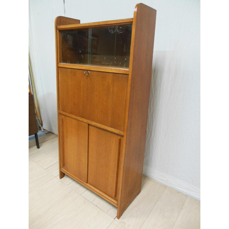 Oak secretaire - 1950s 