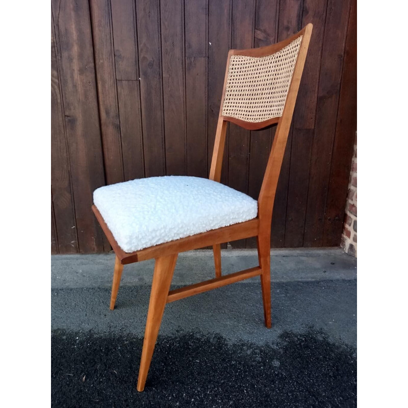 Vintage cane chair, 1950s