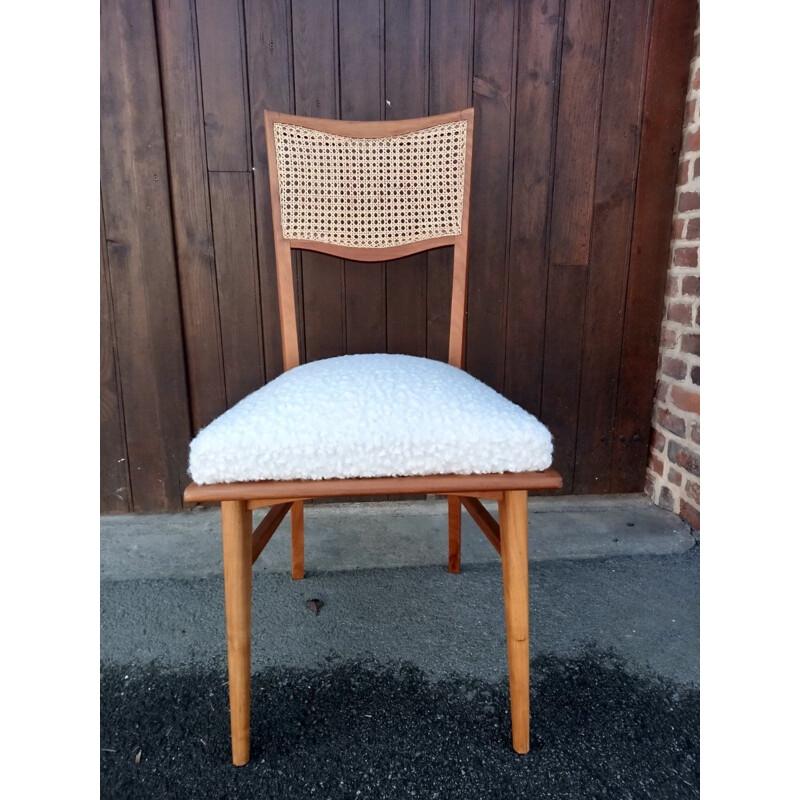 Vintage cane chair, 1950s