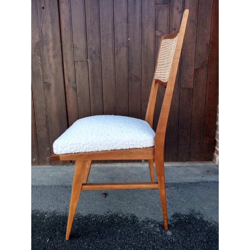 Vintage cane chair, 1950s