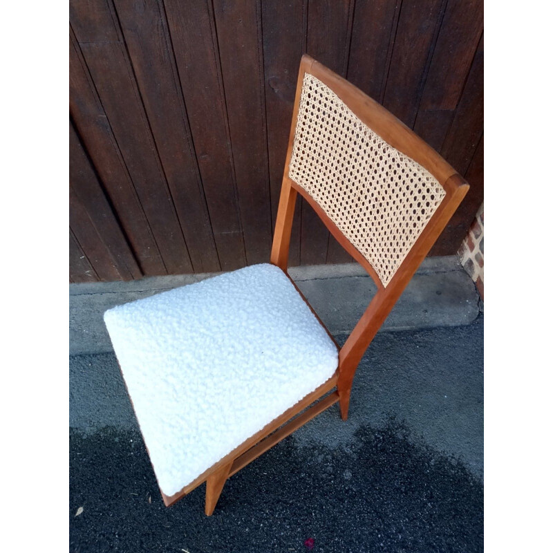 Vintage cane chair, 1950s