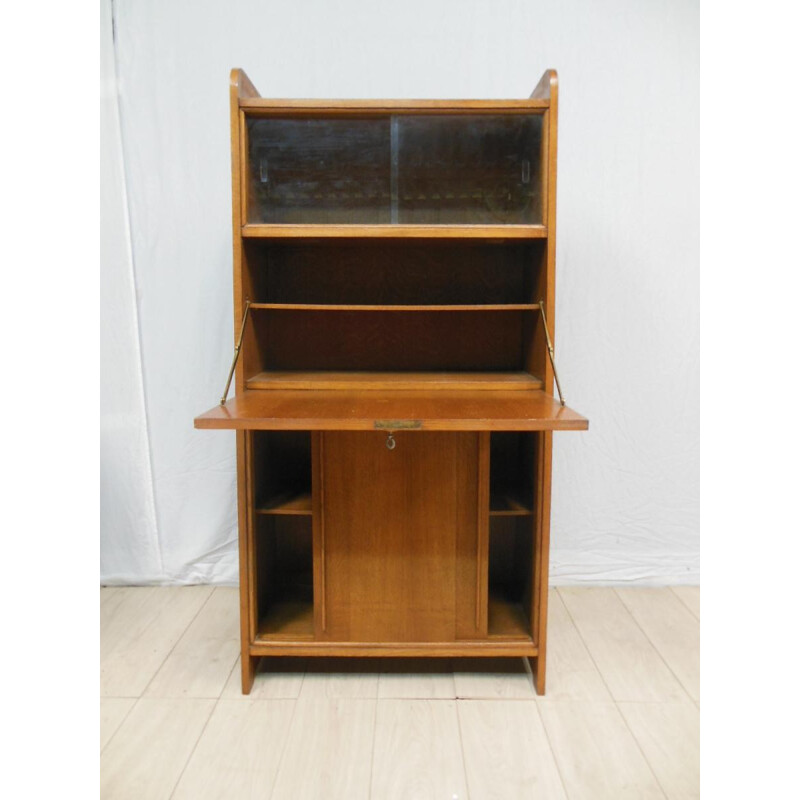 Oak secretaire - 1950s 