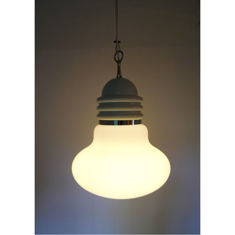 Vintage Arianna pendant light by Della Rocca for Artemide, Italy, 1970s