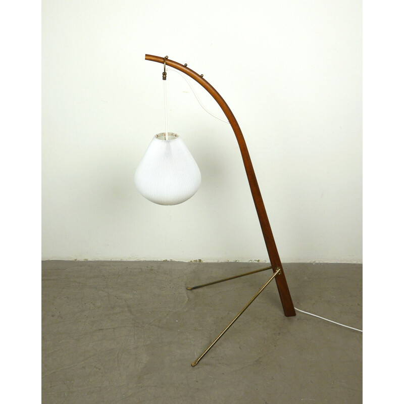 Vintage adjustable floor lamp, France, 1950