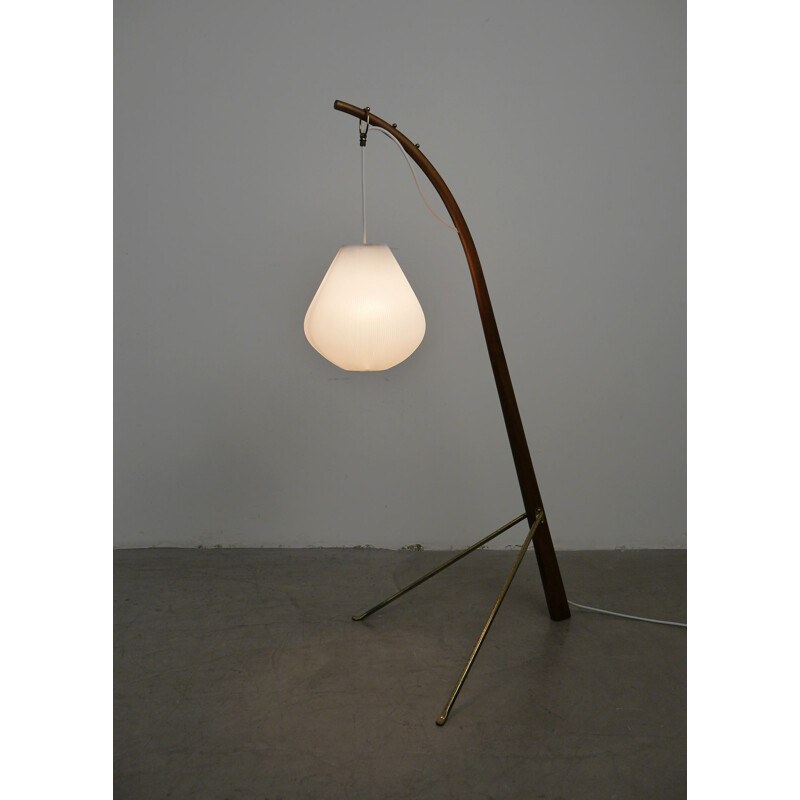 Vintage adjustable floor lamp, France, 1950