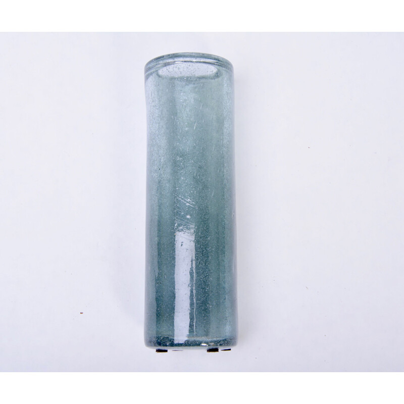 Vase en verre vintage "Blue Lava" de Per Làtken pour Holmegaard
