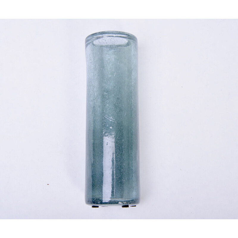 Vintage "Blue Lava" glass vase by Per Lütken for Holmegaard