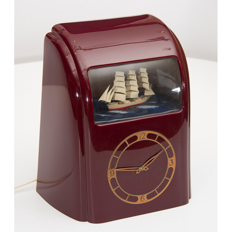 Vintage vitascope clock, 1940s