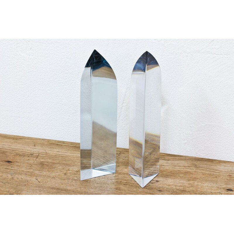 Vintage glass sculptures by Strömbergshyttan, 1960s