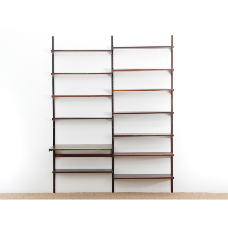 Vintage rosewood wall system by Kai Kristiansen for FM Mobler