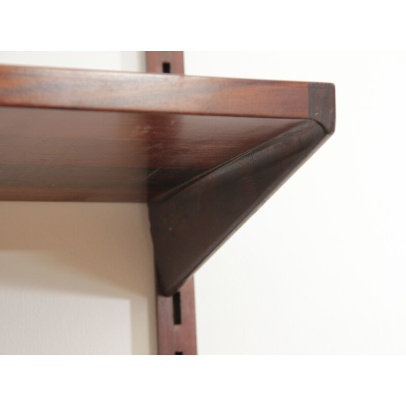 Vintage rosewood wall system by Kai Kristiansen for FM Mobler