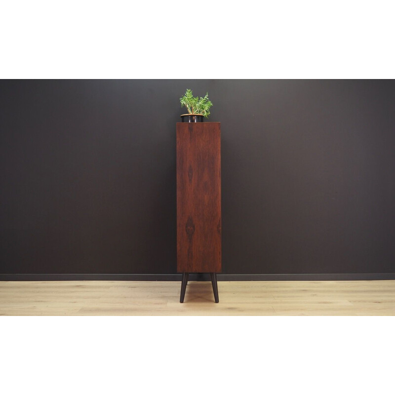 Vintage rosewood bookcase by Niels J. Thorso, Denmark, 1960-70s