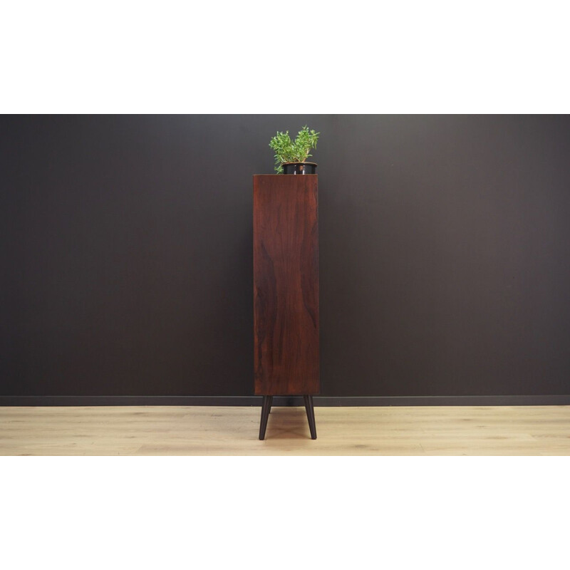 Vintage rosewood bookcase by Niels J. Thorso, Denmark, 1960-70s