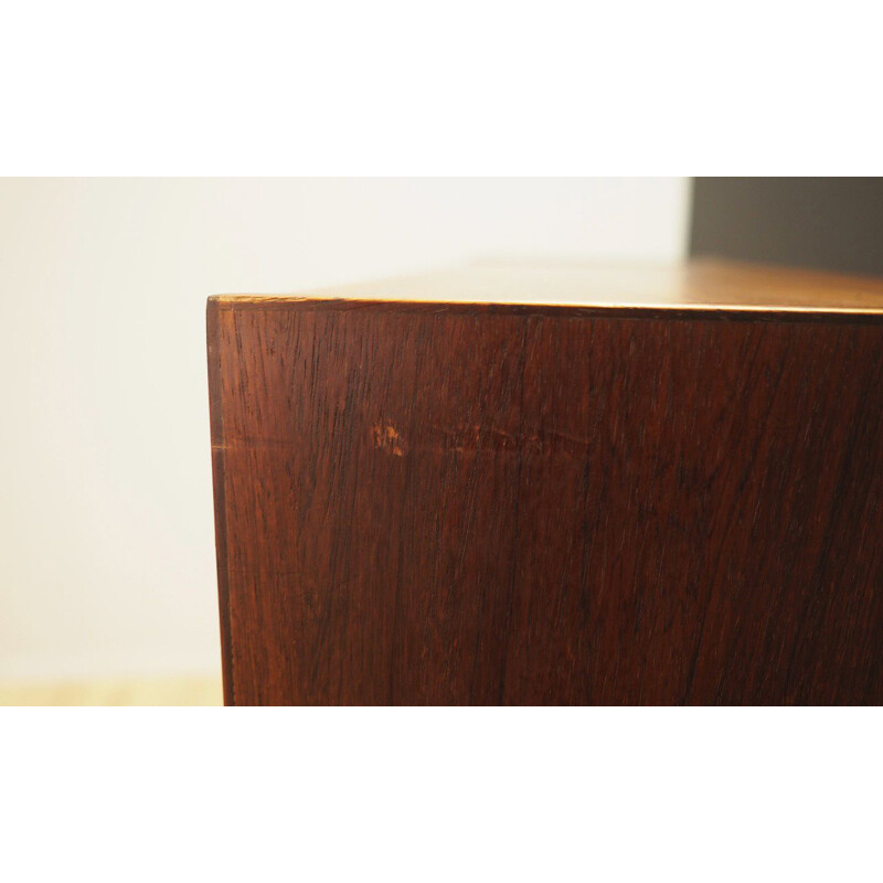 Vintage rosewood bookcase by Niels J. Thorso, Denmark, 1960-70s