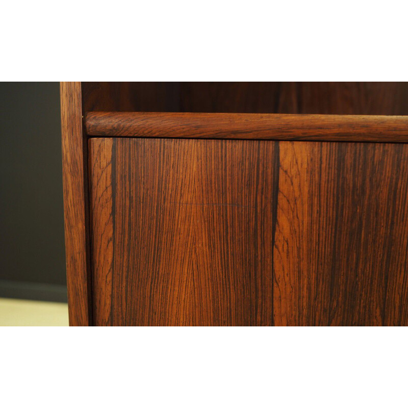 Vintage rosewood bookcase by Niels J. Thorso, Denmark, 1960-70s