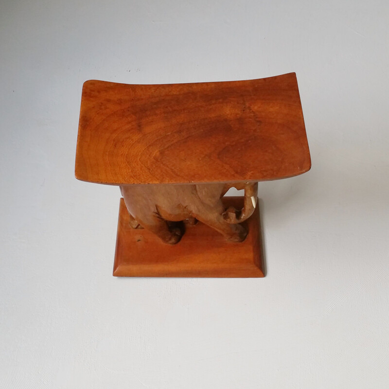 Vintage Elephant stool, 1970s