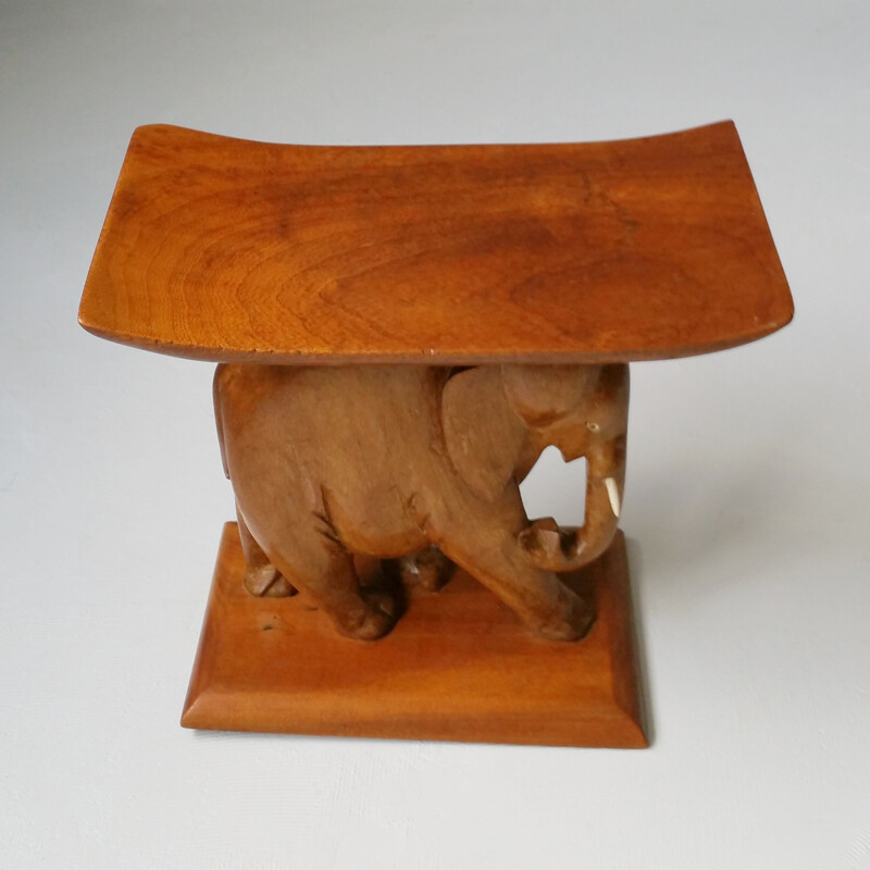 Vintage Elephant stool, 1970s