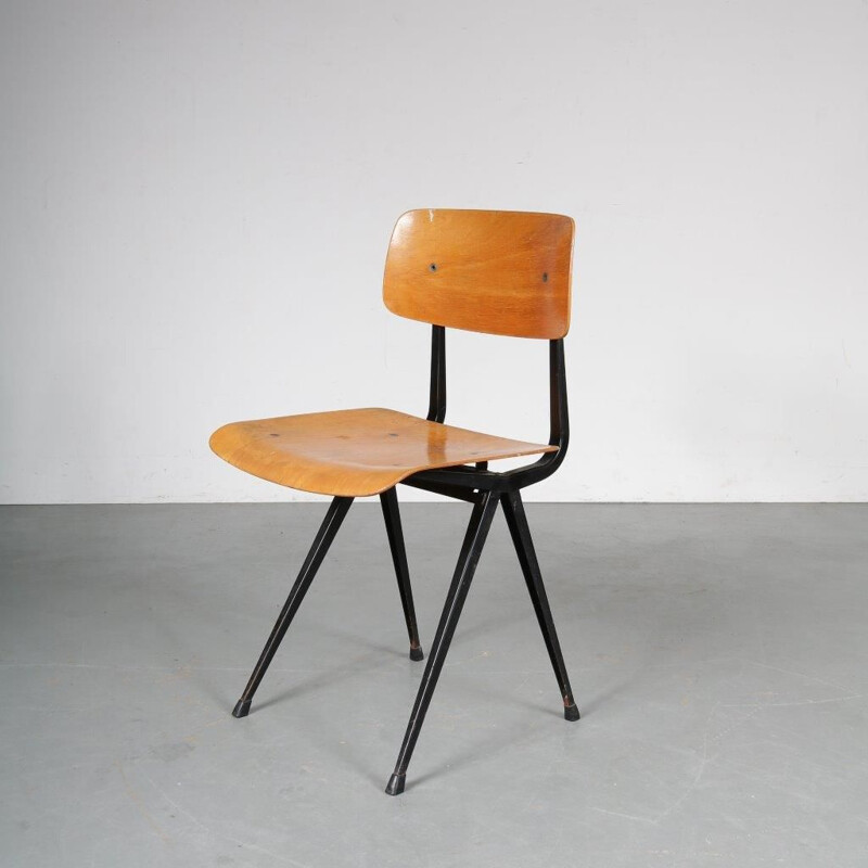 Vintage Result chair by Friso Kramer for Ahrend de Cirkel, 1st edition, 1950s