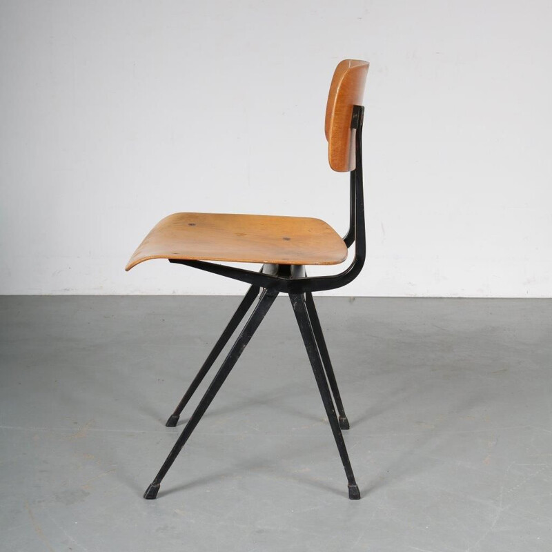 Vintage Result chair by Friso Kramer for Ahrend de Cirkel, 1st edition, 1950s