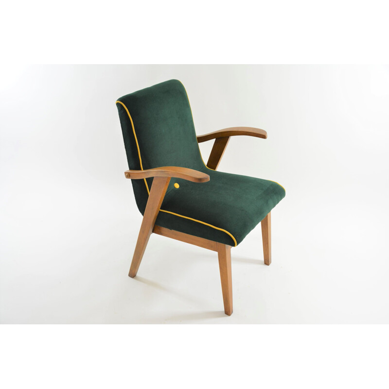 Vintage Green Flamingo armchair, 1960s